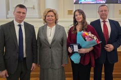 Лилии Малинкиной вручён нагрудный знак Губернатора Санкт‑Петербурга «За милосердие»