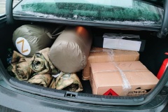 В минувшие выходные очередная партия гуманитарной помощи отправлена нашим бойцам в зону СВО
