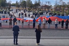 На Якорной площади Кронштадта состоялась молодёжная акция  «Вместе — сила России!»