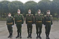 Молодёжь ОПМК «Перспектива» несла почётный караул на Пискаревском мемориальном кладбище