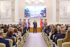 Александр Беглов: Государственными наградами отмечены выдающиеся петербуржцы, чьи достижения служат развитию Петербурга и всей России