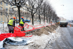 До конца лета Новочеркасский проспект получит новое современное освещение