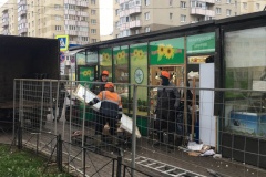 Более 200 кв. м городской земли освобождено от незаконных торговых павильонов