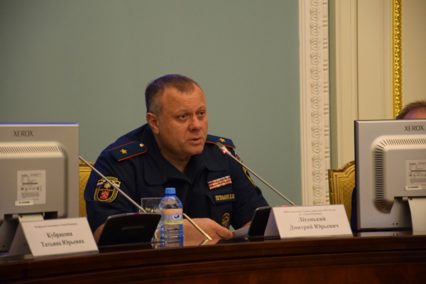 Заседание Комиссии при Правительстве Санкт‑Петербурга по предупреждению и ликвидации чрезвыайных ситуаций и обеспечению пожарной безопасности