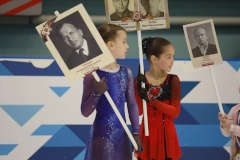 В СШОР «Академия фигурного катания на коньках» состоялись показательные выступления, посвященные 80-летию Великой Победы