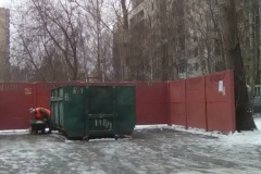 30 тонн противогололедных материалов использовано для посыпки внутриквартальных территорий в Невском районе