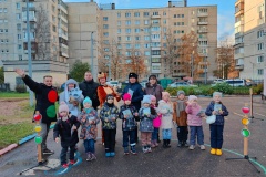 В детском саду №118 Фрунзенского района прошёл праздник, посвященный Правилам дорожного движения