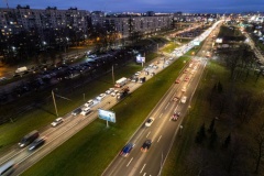 Проспект Культуры получил современное освещение