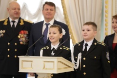 Посвящение в кадеты ФСО в Константиновском дворце