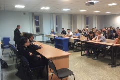 Студентам СПбГЭУ  рассказали о народной дружине Центрального района