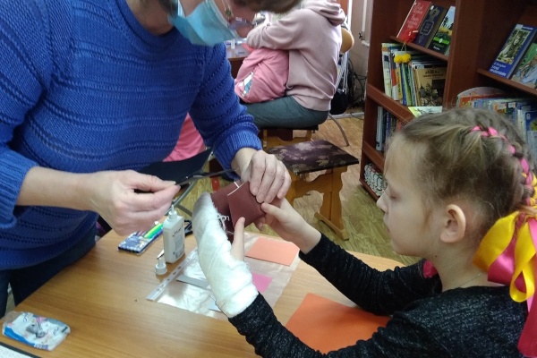 Мастер-класс «Северный олень»  в библиотеке № 7