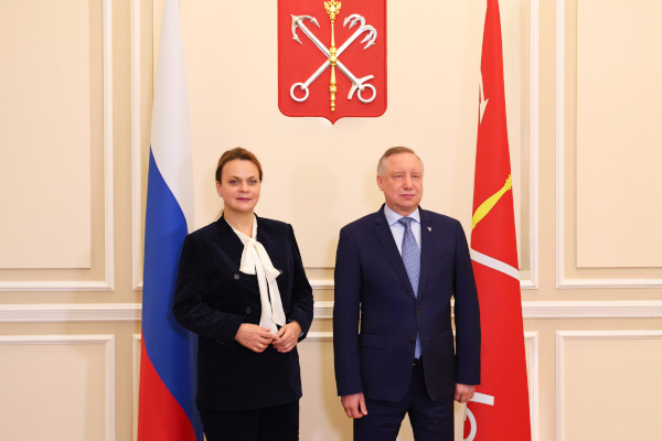 Рабочая встреча со статс-секретарем - заместителем министра обороны РФ, главой Государственного фонда поддержки участников специальной военной операции «Защитники Отечества» Анной Цивилевой