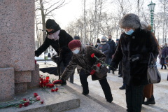 Литературный митинг в День памяти Пушкина прошел в Приморском районе