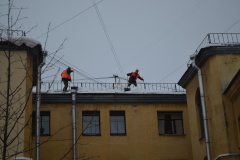 В центре усилена борьба со снегом