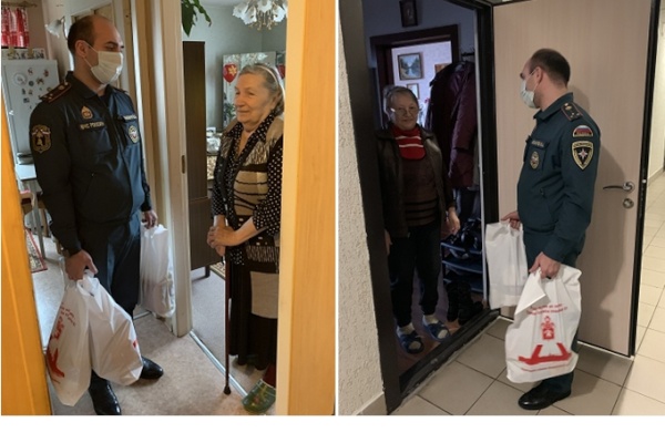 Адресная помощь ветеранам Пожарной охраны Кировского района