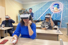 В лицее Кировского района появились классы виртуальной реальности
