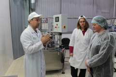 Сотрудники Управления социального питания посетили ООО «Заречный молочный завод»