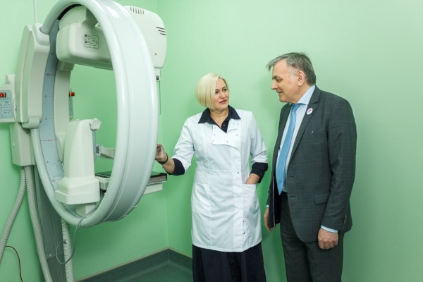 Цифровой маммограф для жительниц Стрельны