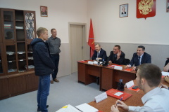 В Центральном районе состоялось первое заседание призывной комиссии