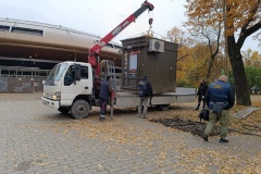 Специалисты Комитета ликвидировали незаконный киоск по продаже билетов