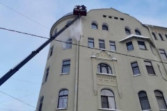 В Центральном районе усилили работы по очистке кровель