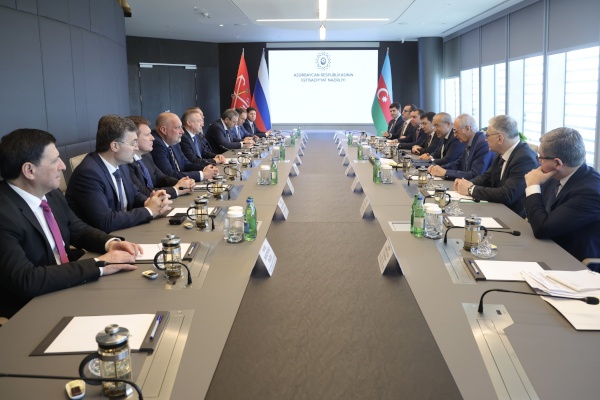 Встреча с министром экономики Азербайджанской Республики Микаилом Чингиз оглы Джаббаровым
