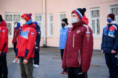 Призывники спортивной роты Фрунзенского района вступили в ряды вооруженных сил