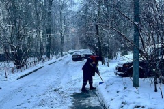 В Московском районе ведется уборка последствий циклона