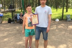 Соревнования по пляжному волейболу среди семейных команд района