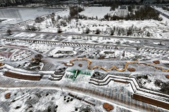 Новые общественные пространства пользуются популярностью жителей в холодное время года