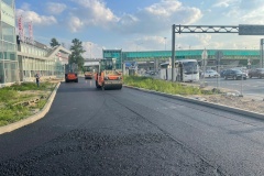 Капитальный ремонт Пулковского шоссе: открыт новый боковой проезд