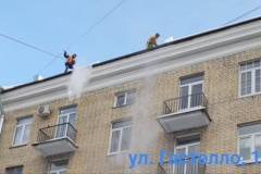 Уборка района от снега продолжается