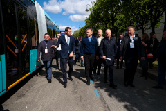 Порядка 50 образцов современной техники -  на Манежной площади открылась выставка инновационного транспорта