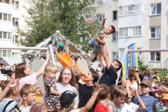 Открытие новой детской площадки в посёлке Парголово