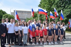 Сегодня в Невском районе был дан старт праздничному марафону «Я люблю тебя, моя Россия!»