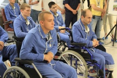 Петербургские спортсмены встретились с проходящими реабилитацию в Военно-медицинской академии имени С.М. Кирова военнослужащими