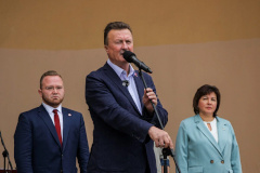 День России отметили под звуки духового оркестра