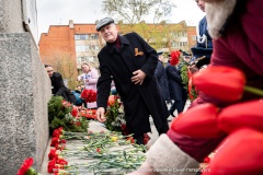 На территории воинского захоронения «Аэропорт» состоялось мероприятие, посвященное 79-й годовщине Победы в Великой Отечественной войне