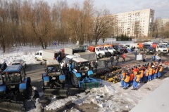 В Калининском районе пошёл осмотр готовности техники к весенне-летнему сезону