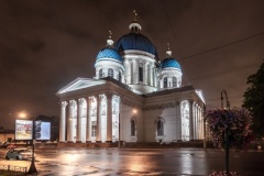 Завершены работы по освещению Троицкого собора  