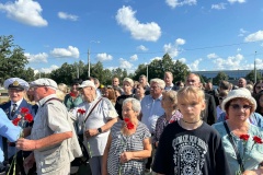 Прошел церемониал, посвященный Дню окончания Ленинградской битвы