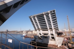 Александр Беглов: Большой Смоленский мост поднял «крылья» на 60 градусов