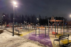 Ладожский парк впервые за 30 лет получил наружное освещение