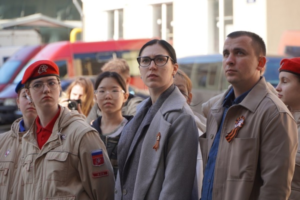 Общегородской урок мужества, посвященный 80-летию Победы в Великой Отечественной войне 1941-1945 гг., прошел на «Ленфильме»