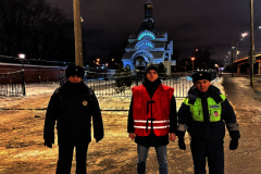 Народные дружинники участвовали в охране общественного порядка во время рождественских богослужений