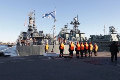 Учебный корабль «Смольный» завершил дальний поход, прибыв в Кронштадт