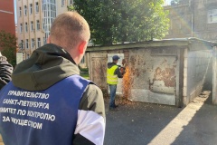 От гаражных строений освобождается придомовая территория для обеспечения возможности ее дальнейшей дератизации