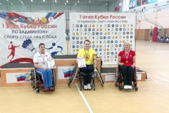 Успешное выступление петербургских парабадминтонистов на этапе Кубка России