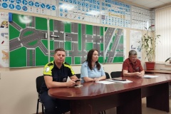 Сотрудники Госавтоинспекции провели инструктаж по безопасности дорожного движения с водительским составом филиала Автобусного парка № 1 Фрунзенского района