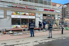 В Выборгском районе освобождают незаконно занятую территорию площадью около двух тысяч квадратных метров
